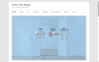 Green Clean Bangor website