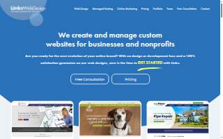 Links Web Design website