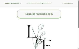 Lougee & Frederick's Florist website