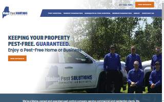 Maine Pest Solutions website