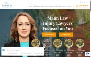 Mann Law LLC of Bangor website