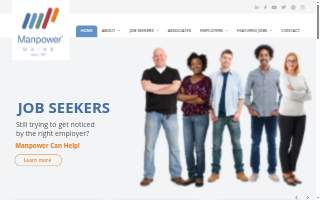 Manpower Maine website