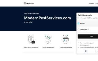 Modern Pest Services of Bangor website