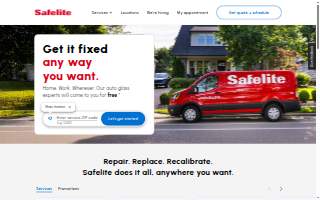 Safelite AutoGlass of Bangor website