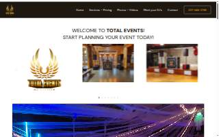 Total Events DJ website