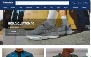 Triathlete Sports website