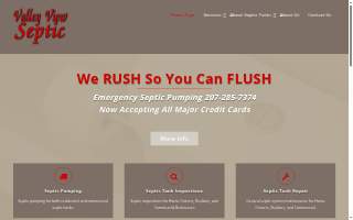 Valley View Septic website