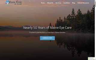 Vision Care of Maine website