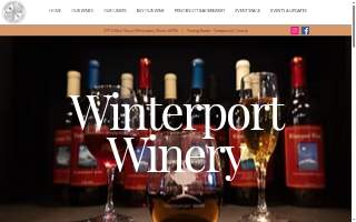 Winterport Winery website
