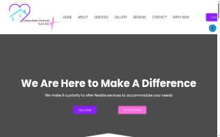 Compassionate Home Care by Jen website