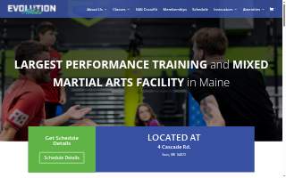 Evolution Athletix of Biddeford website