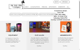 Island Time Tanning website