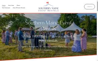 Southern Maine Event Rentals of Biddeford website