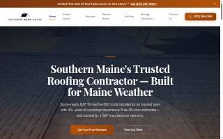 Southern Maine Roofs website