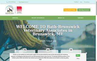 Bath-Brunswick Vet Associates: Parthum Erica DVM website