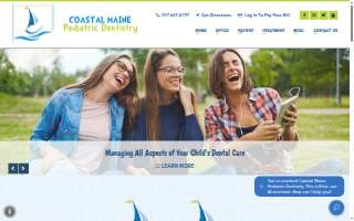 Coastal Maine Pediatric Dentistry website