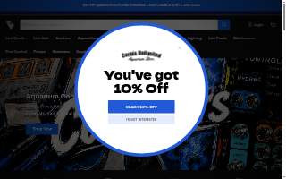 Corals Unlimited Aquarium Store & Services website