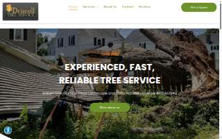 Driscoll Tree Service website