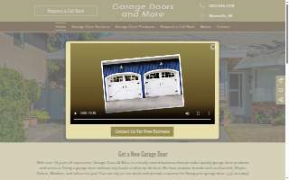 Garage Door & More Company Inc. website