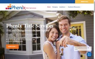 Phenix Title Services website