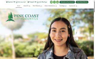 Pine Coast Orthodontics: Topsham Location website