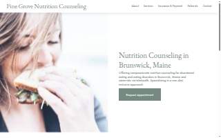 Pine Grove Nutrition Counseling website