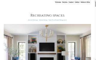 Recreating Spaces website