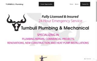 Turnbull Plumbing website