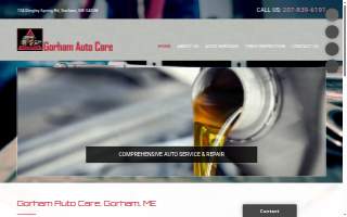 Gorham Auto Care website