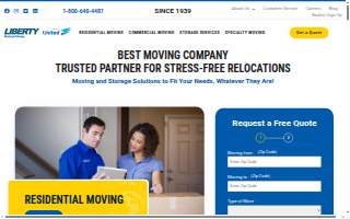 Liberty Bell Moving & Storage website