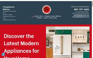 LP Appliance & Mattress Sales & Service of Gorham website