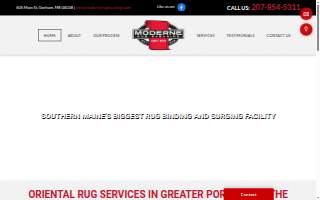Moderne Rug Cleaning Inc website