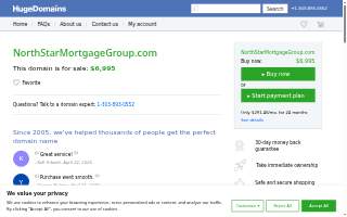 Northstar Mortgage Group | Windham Maine website