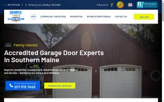 Ossipee Garage Doors website