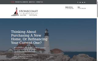 Stone Coast Mortgage of Gorham website