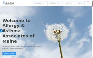 Allergy & Asthma Associates of Maine | Lewiston website