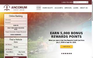 Ancorum Credit Union website