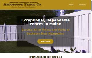 Aroostook Fence Company website