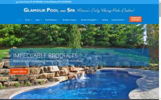 Glamour Pools and Spas, Inc. of Lewiston website