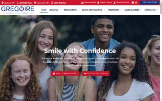 Gregoire Orthodontics: Auburn Location website