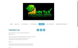 HN Tax and Professional Services website