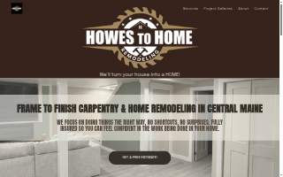 Howes To Home Remodeling website