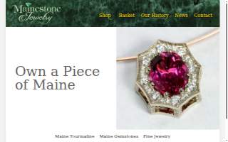 Mainestone Jewelry website