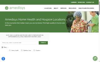 Amedisys Home Health Care of Portland website