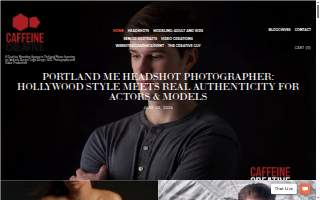 Caffeine Creative website