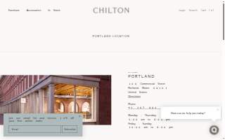 Chilton Furniture website
