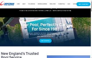 Christman Pool Service website