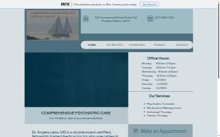 Coastal Maine Psychiatry, LLC website