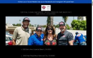 Crystal Clean Car Wash website