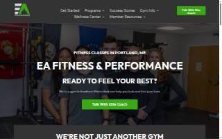 EA Fitness and Performance website